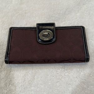 Brown Coach wallet